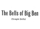 The Bells of Big Ben